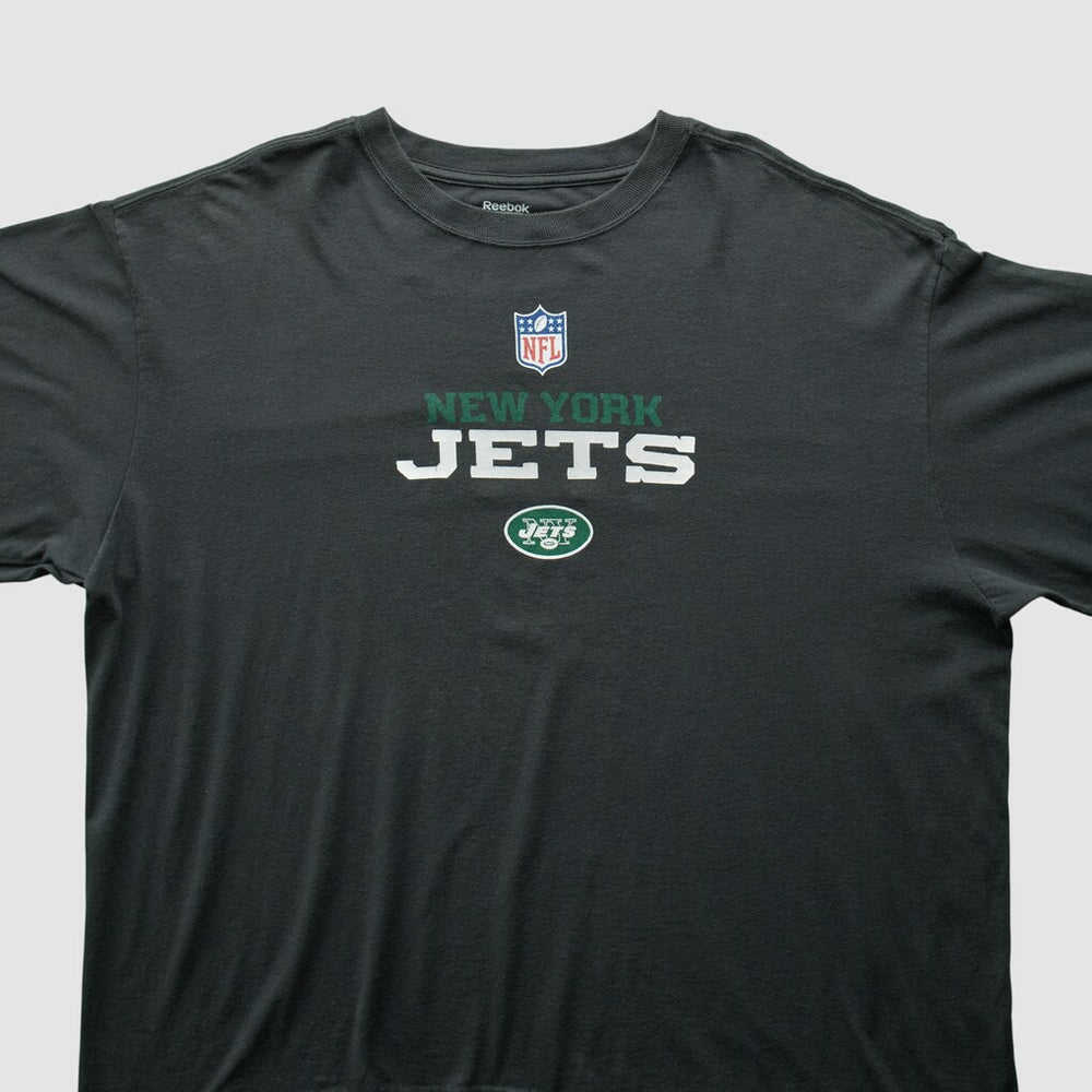 Fanatics New York Jets Reebok 2000s T-Shirt Black Vintage