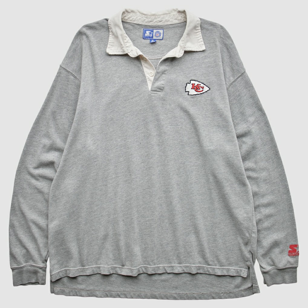 Fanatics Kansas City Chiefs Starter 90s Sweatshirt Gray Vintage