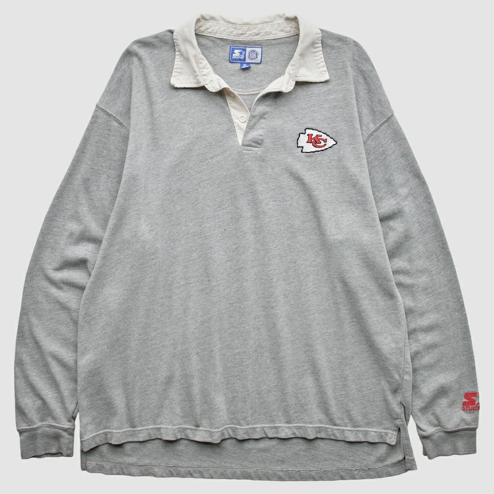 Fanatics Kansas City Chiefs Starter 90s Sweatshirt Gray Vintage