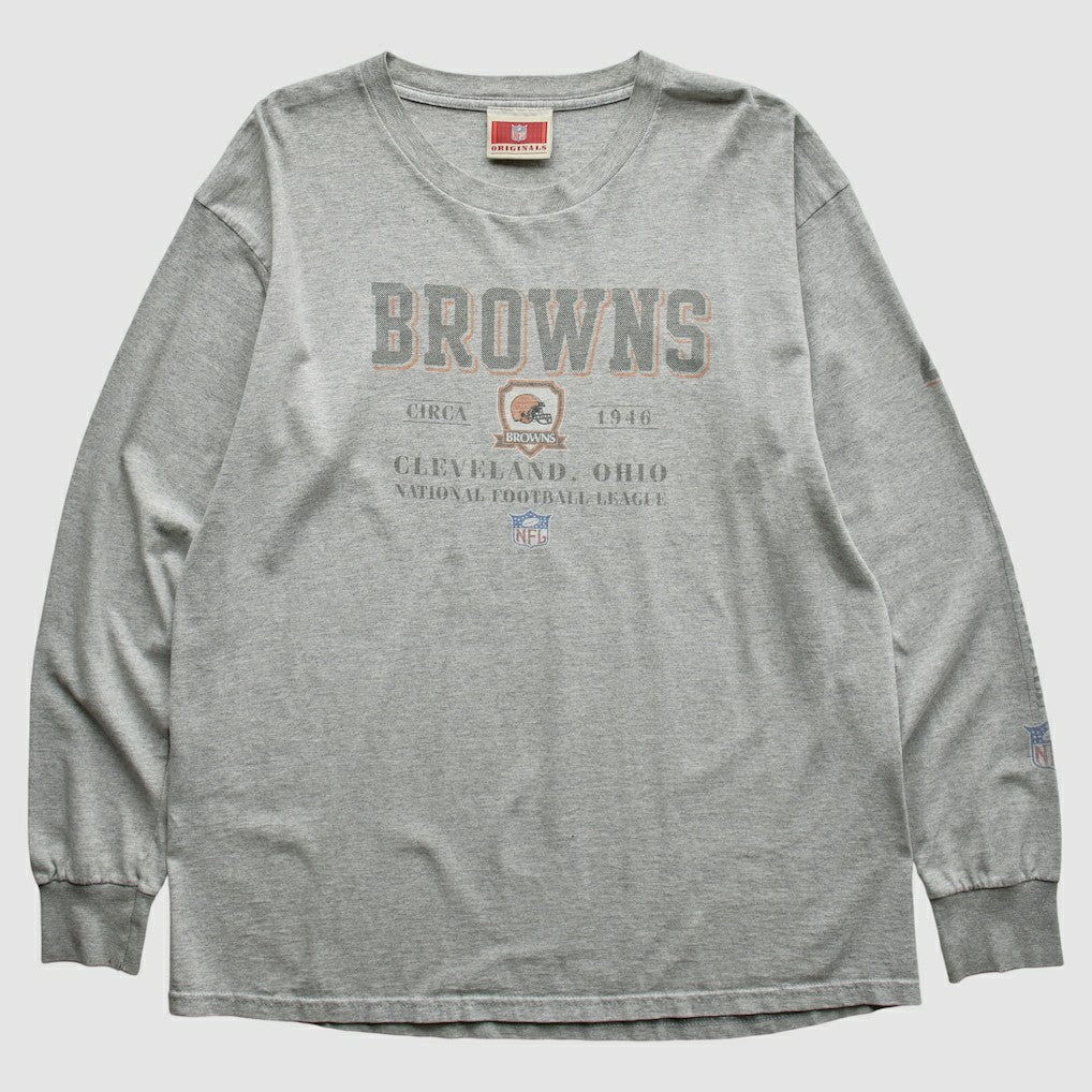 Fanatics Cleveland Browns NFL Originals 2000s T-Shirt Gray Vintage