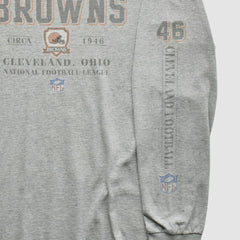 Fanatics Cleveland Browns NFL Originals 2000s T-Shirt Gray Vintage