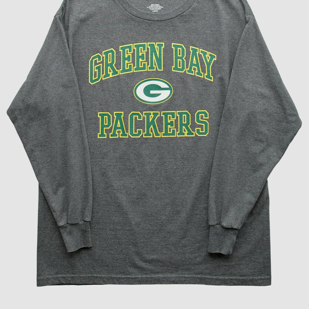 Fanatics Green Bay Packers 2010s T-Shirt Gray Vintage