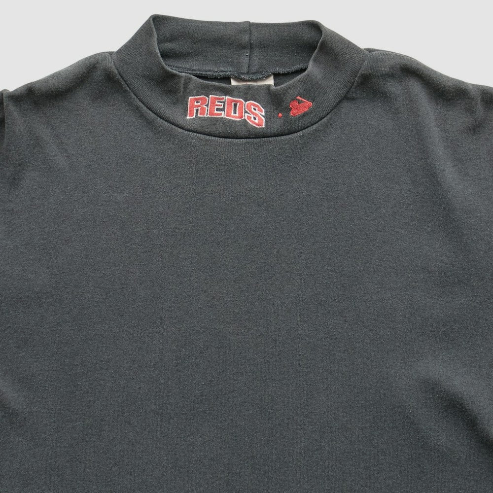 Cincinnati Reds Majestic 90s Pullover Sweatshirt - Gray - XVintage - Fanatics on Sale