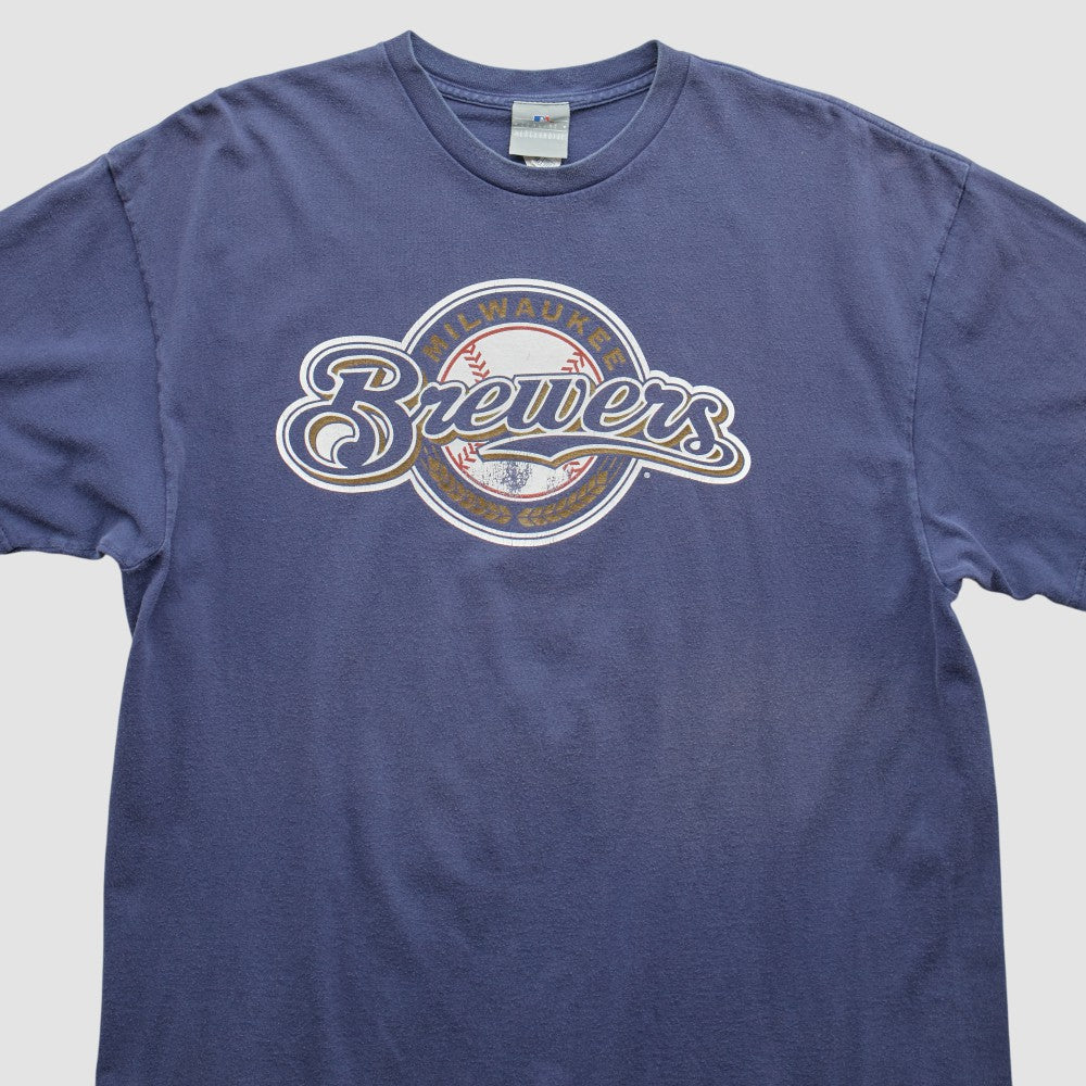 Milwaukee Brewers 2000s T-Shirt - Navy - XVintage - Fanatics Online