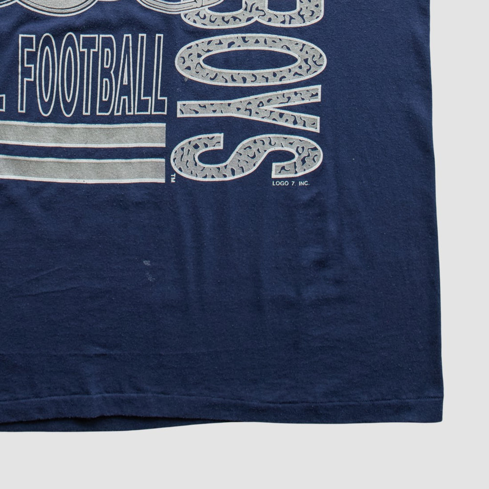 Fanatics Dallas Cowboys Logo 7 1991 T-Shirt Navy Vintage