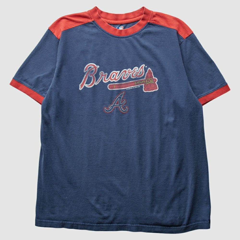 Atlanta Braves 2009 T-Shirt - Navy - Vintage - Fanatics Sale