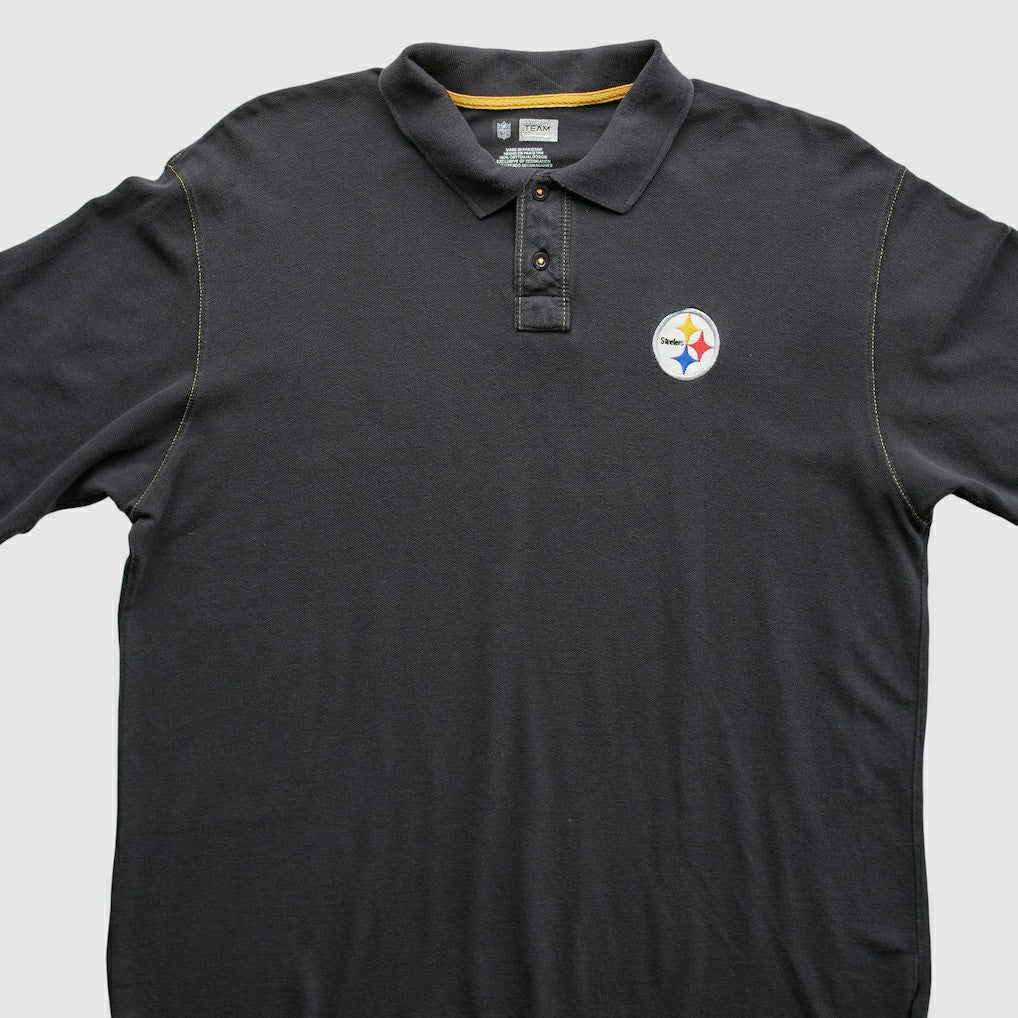 Fanatics Pittsburgh Steelers 2010s Polo Black Vintage