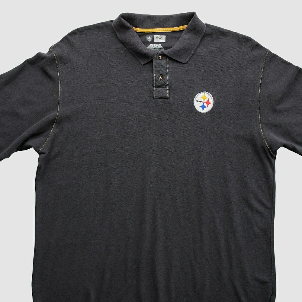 Fanatics Pittsburgh Steelers 2010s Polo Black Vintage