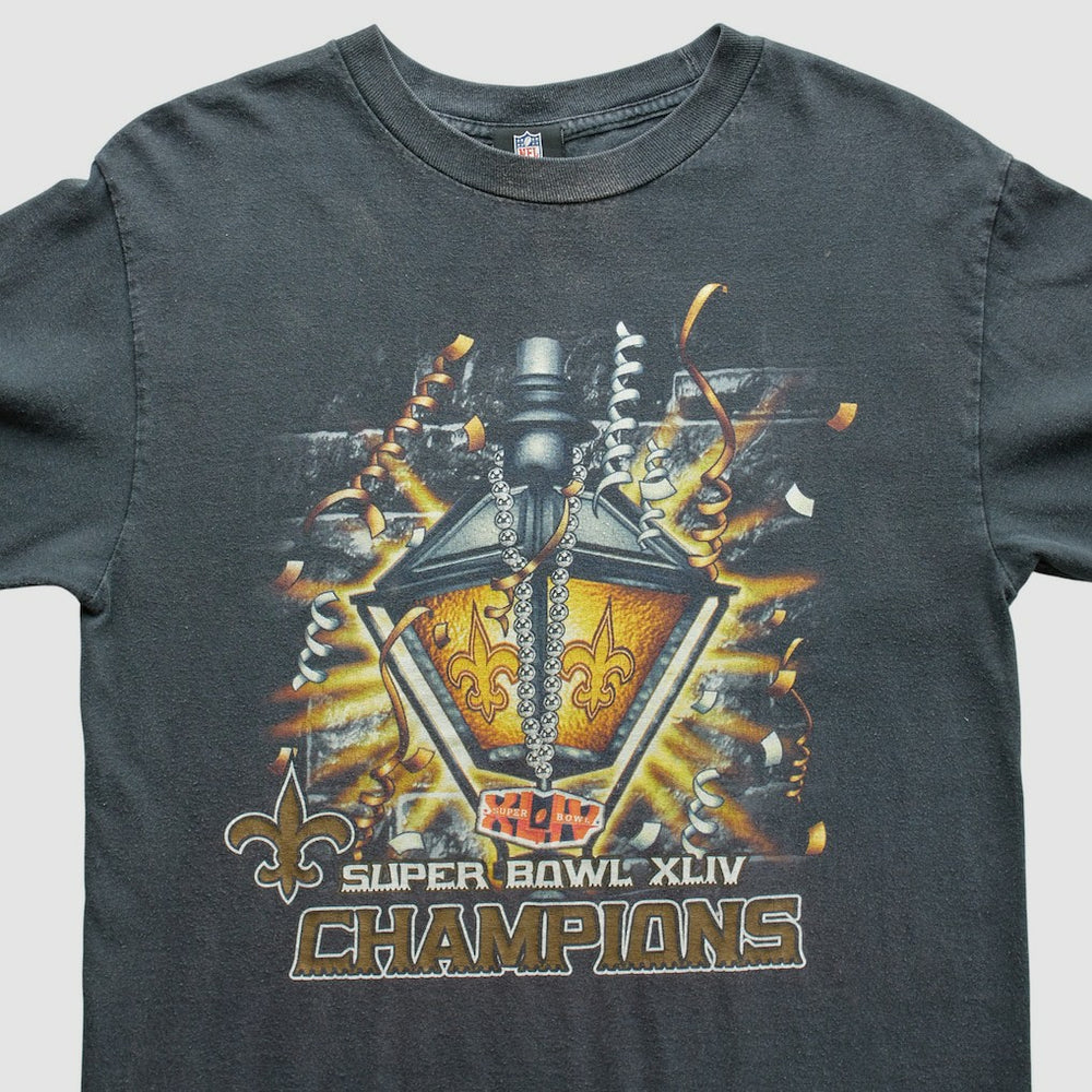 Fanatics New Orleans Saints NFL 2010 T-Shirt Black Vintage