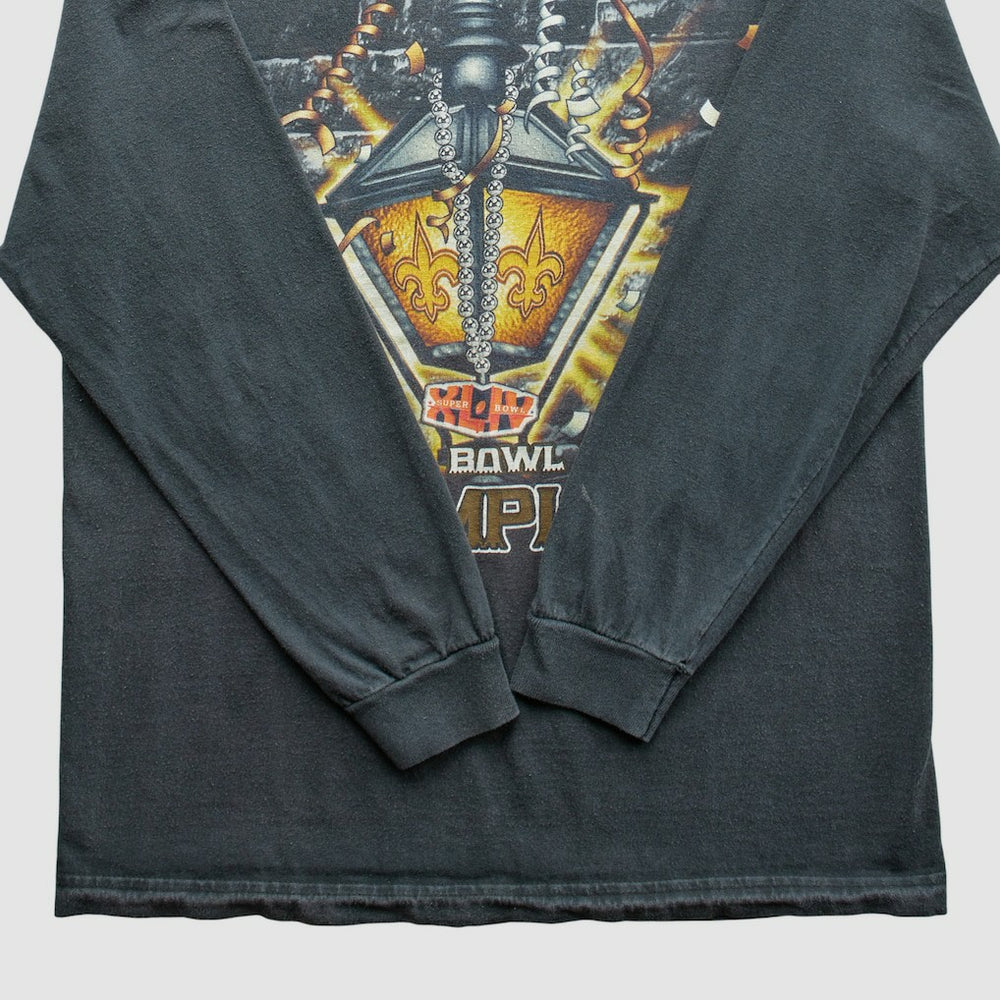 Fanatics New Orleans Saints NFL 2010 T-Shirt Black Vintage