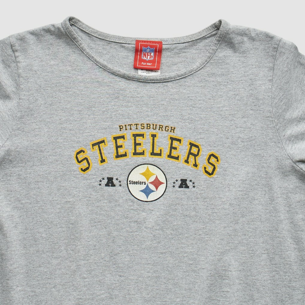 Fanatics Pittsburgh Steelers NFL 2000s T-Shirt Gray Vintage