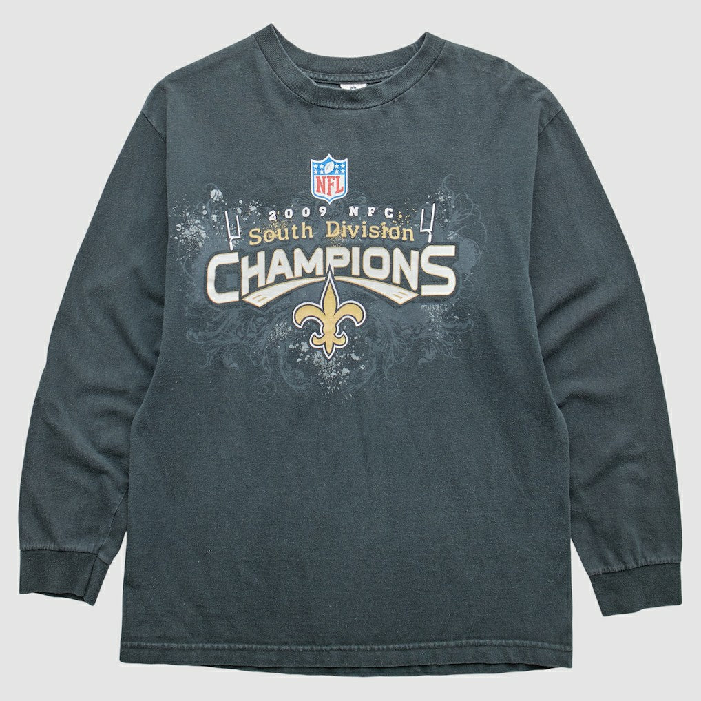 Fanatics New Orleans Saints 2009 T-Shirt Black Vintage