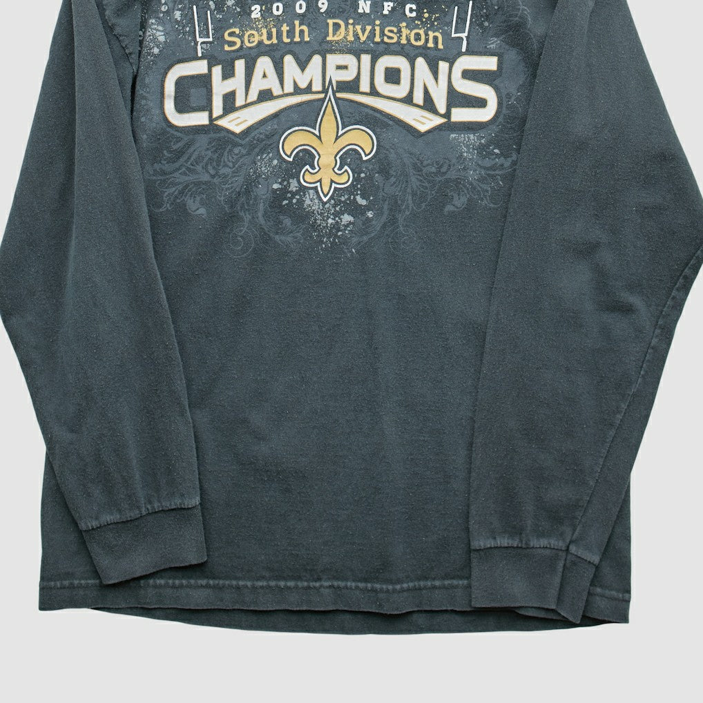 Fanatics New Orleans Saints 2009 T-Shirt Black Vintage