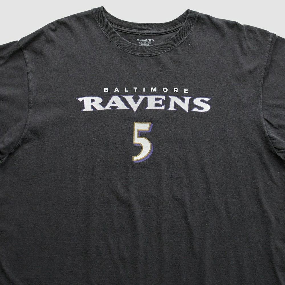 Fanatics Baltimore Ravens Reebok 2008 T-Shirt Black Vintage
