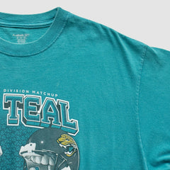 Fanatics Indianapolis Colts vs. Jacksonville Jaguars Reebok 2007 T-Shirt Teal Vintage