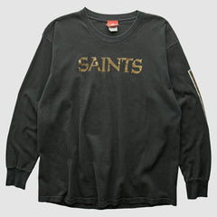 Fanatics New Orleans Saints NFL 2000s T-Shirt Black Vintage