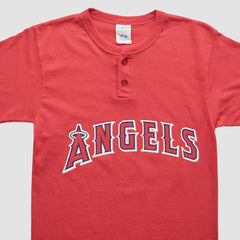 Los Angeles Angels Majestic 90s T-Shirt - Red - Vintage - Fanatics Discount