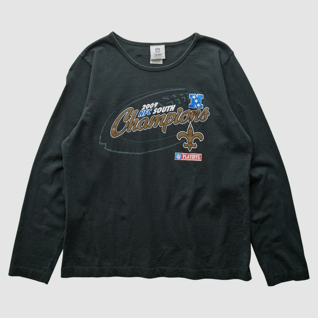 Fanatics New Orleans Saints NFL 2009 T-Shirt Black Vintage