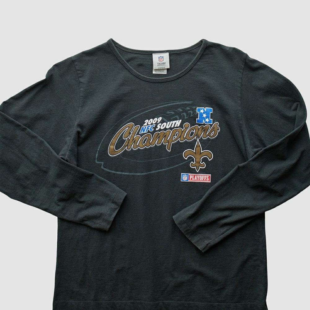 Fanatics New Orleans Saints NFL 2009 T-Shirt Black Vintage