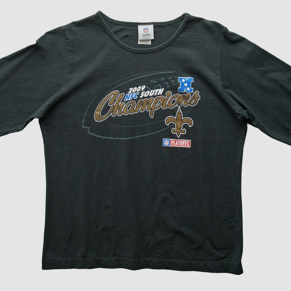 Fanatics New Orleans Saints NFL 2009 T-Shirt Black Vintage