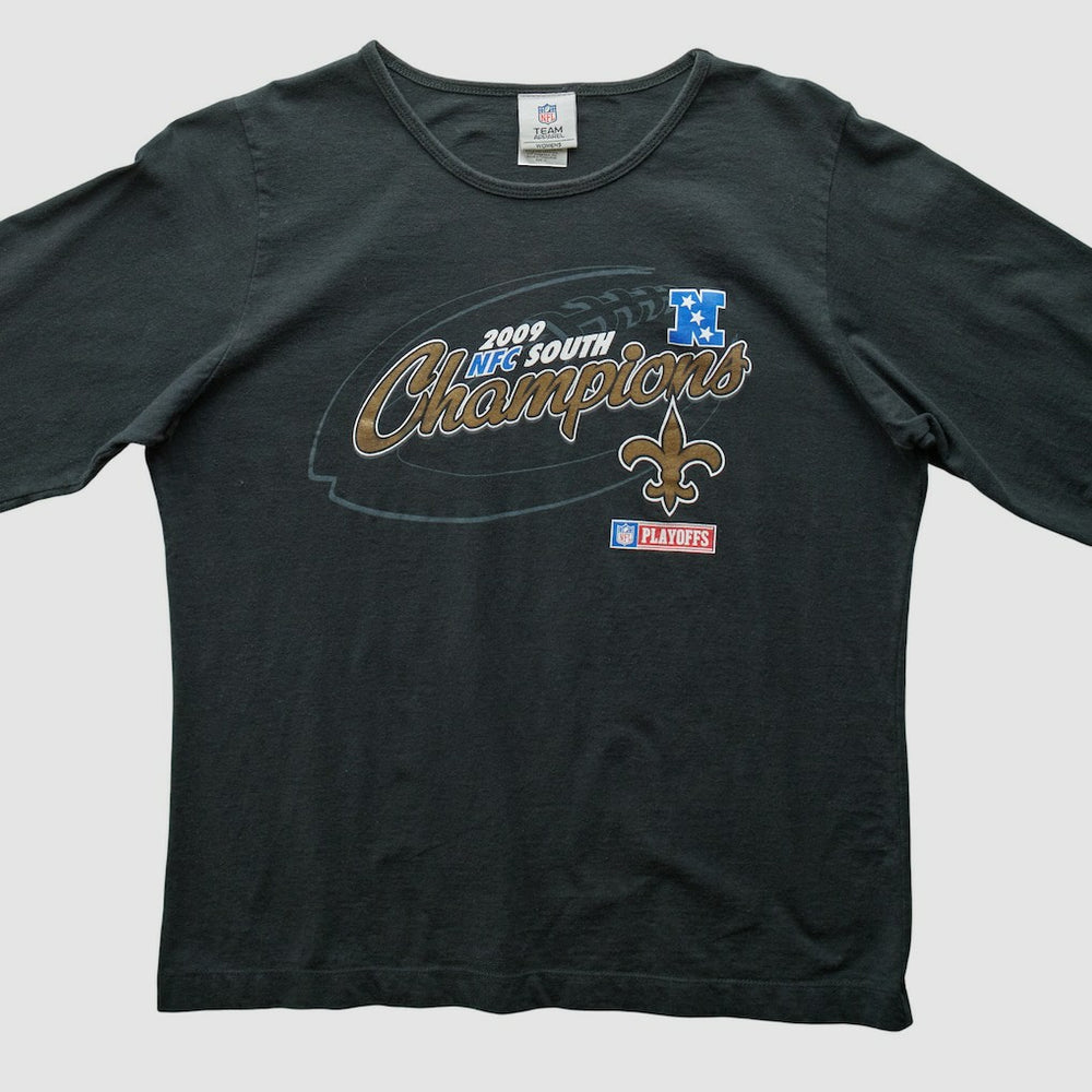 Fanatics New Orleans Saints NFL 2009 T-Shirt Black Vintage