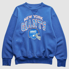 Fanatics New York Giants 90s Pullover Sweatshirt Blue Vintage