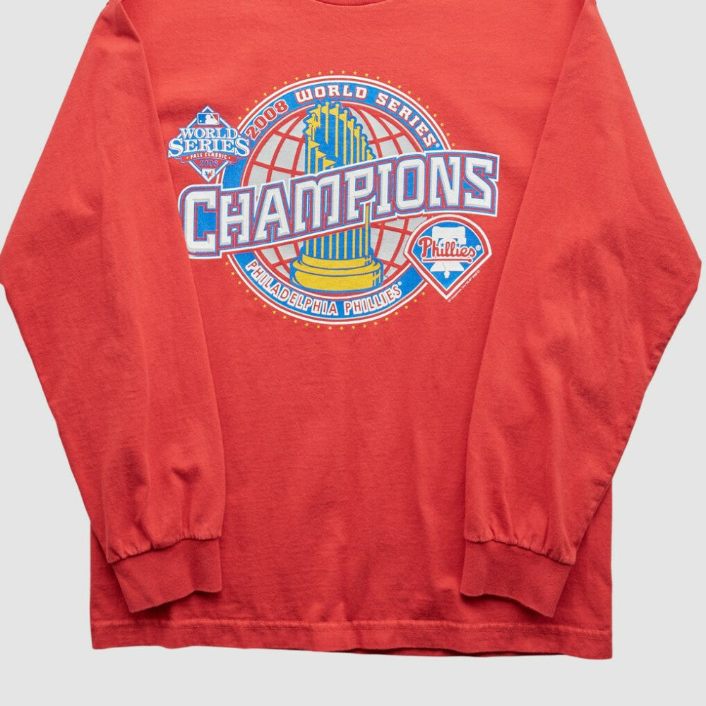 Philadelphia Phillies 2008 T-Shirt - Red - Vintage - Fanatics Online