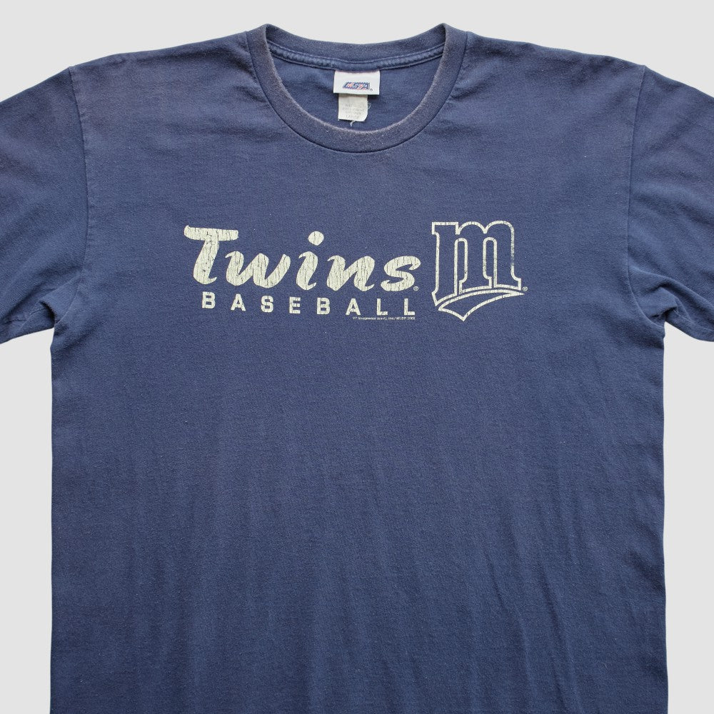 Minnesota Twins CSA 2002 T-Shirt - Blue - Vintage - Fanatics on Sale