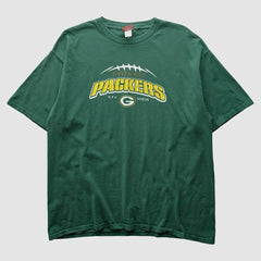 Fanatics Green Bay Packers NFL 2000s T-Shirt Green Vintage