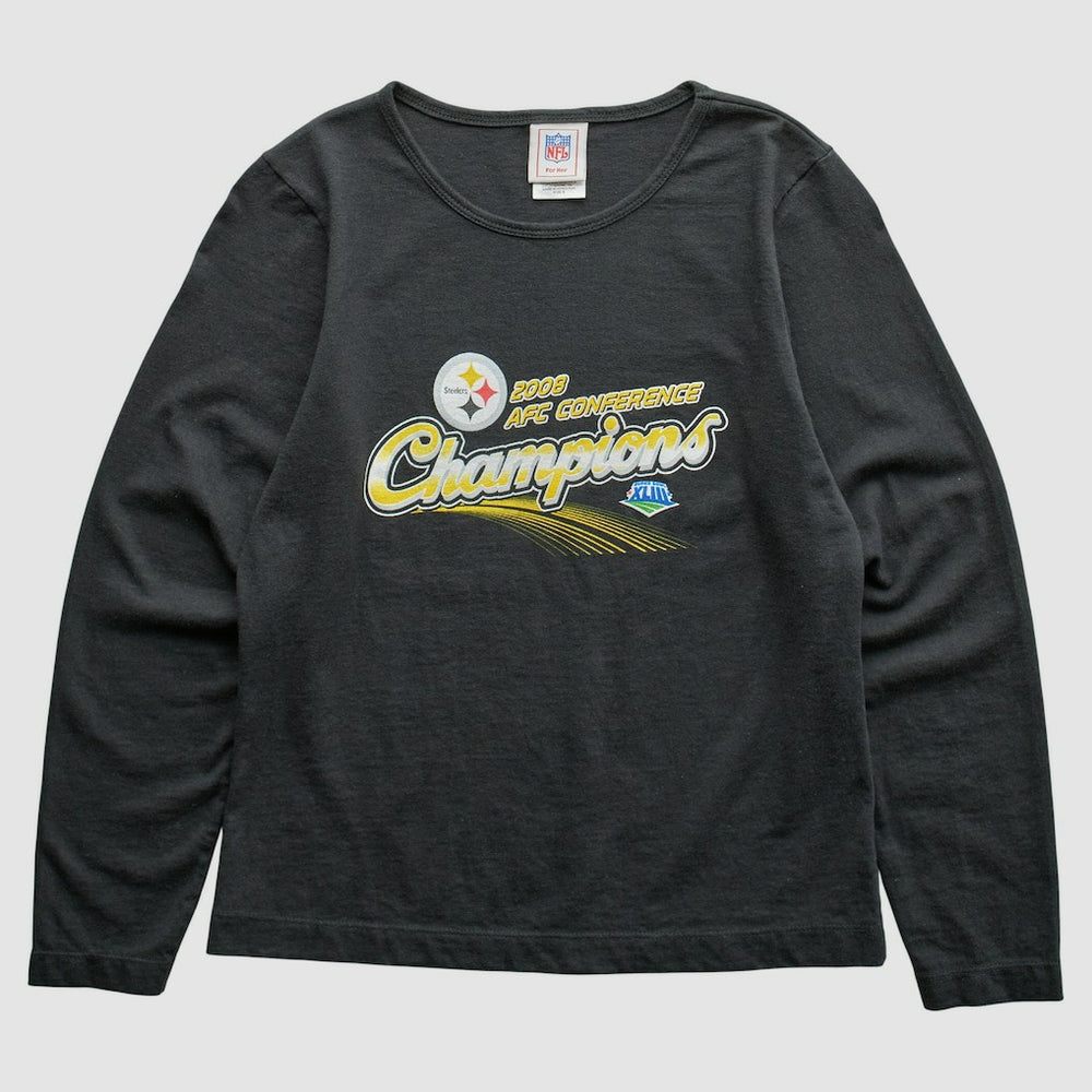 Fanatics Pittsburgh Steelers NFL 2008 T-Shirt Black Vintage