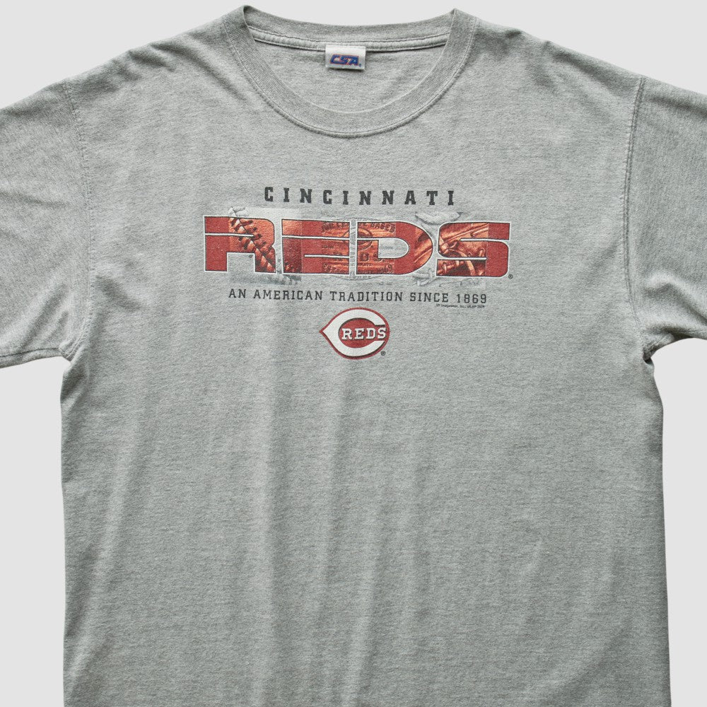 Cincinnati Reds CSA 2006 T-Shirt - Gray - Vintage - Fanatics Online