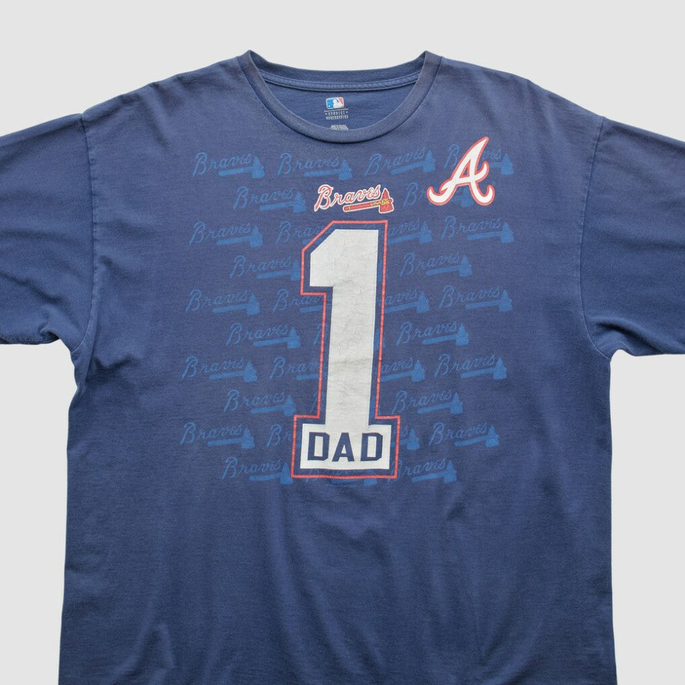 Atlanta Braves 2010s T-Shirt - Blue - 3XVintage - Fanatics Discount