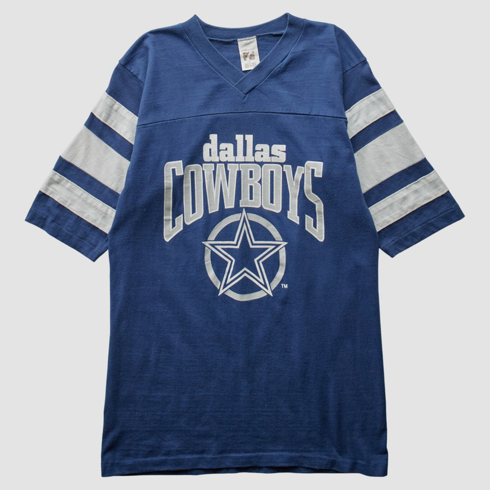 Fanatics Dallas Cowboys Logo 7 80s T-Shirt Blue Vintage