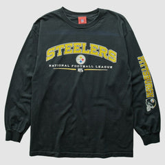 Fanatics Pittsburgh Steelers NFL 2000s T-Shirt Black Vintage