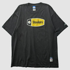 Fanatics Pittsburgh Steelers Reebok 2000s T-Shirt Black Vintage
