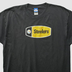 Fanatics Pittsburgh Steelers Reebok 2000s T-Shirt Black Vintage