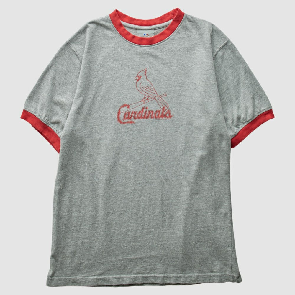 St. Louis Cardinals Genuine Merchandise 2008 T-Shirt - Heather Gray - Vintage - Fanatics Lifestyle
