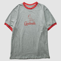 St. Louis Cardinals Genuine Merchandise 2008 T-Shirt - Heather Gray - Vintage - Fanatics Lifestyle