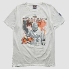Baltimore Orioles Majestic Cooperstown Collection 2007 T-Shirt - White - Vintage - Fanatics Discount