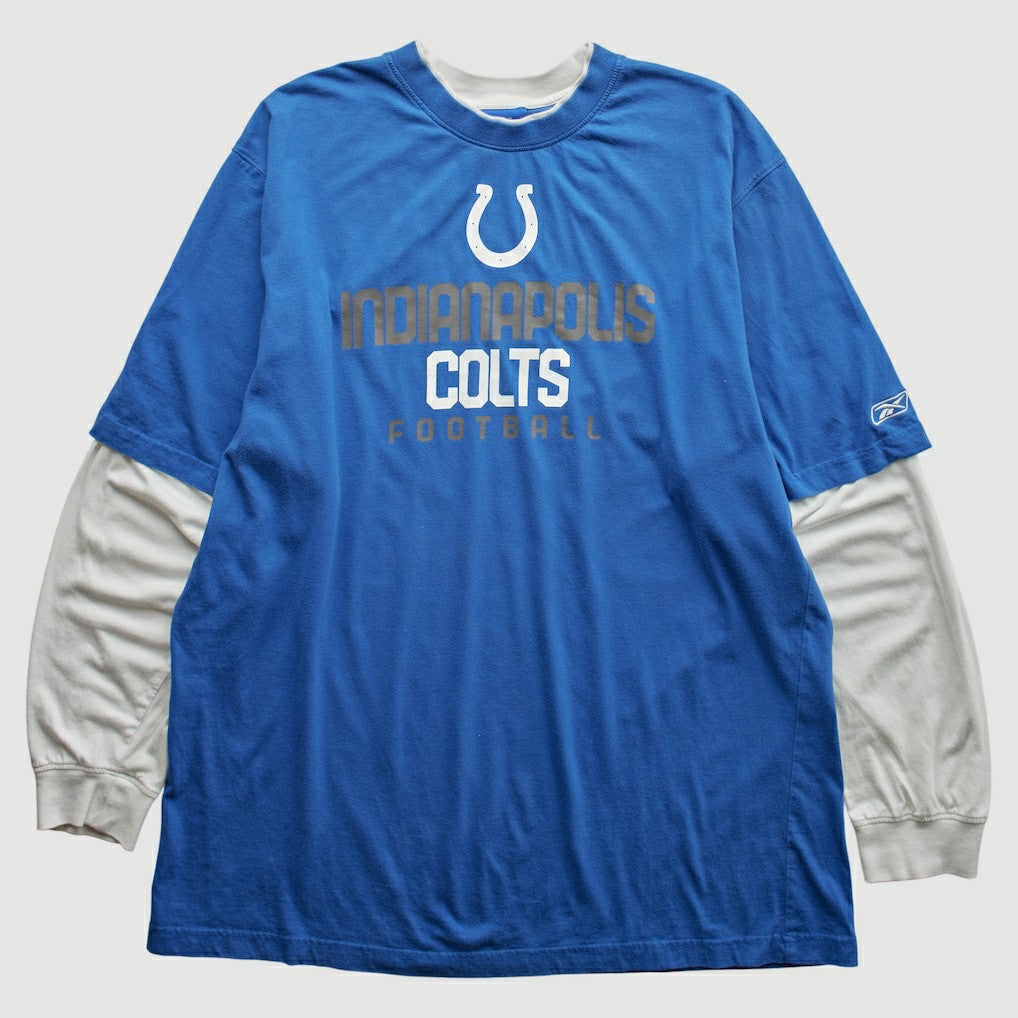 Fanatics Indianapolis Colts Reebok 2000s T-Shirt Blue Vintage
