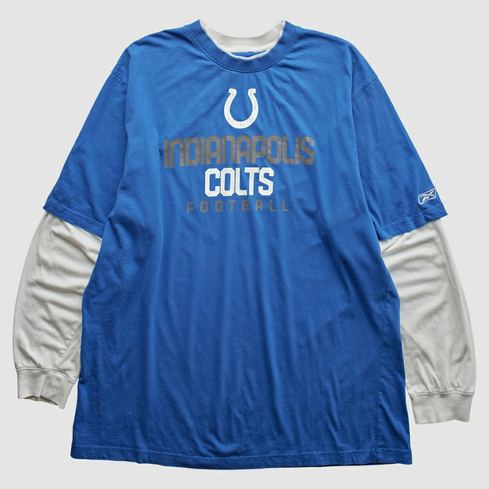 Fanatics Indianapolis Colts Reebok 2000s T-Shirt Blue Vintage