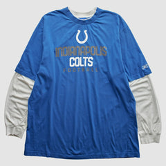 Fanatics Indianapolis Colts Reebok 2000s T-Shirt Blue Vintage