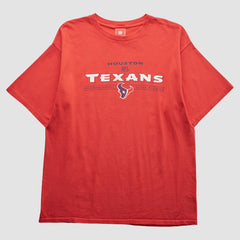 Fanatics Houston Texans NFL 2000s T-Shirt Red Vintage