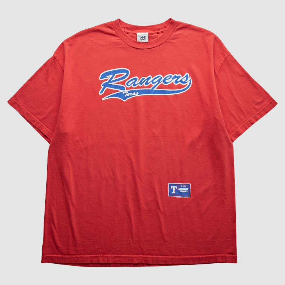 Texas Rangers Lee Apparel 2000s T-Shirt - Red - 2XVintage - Fanatics Discount
