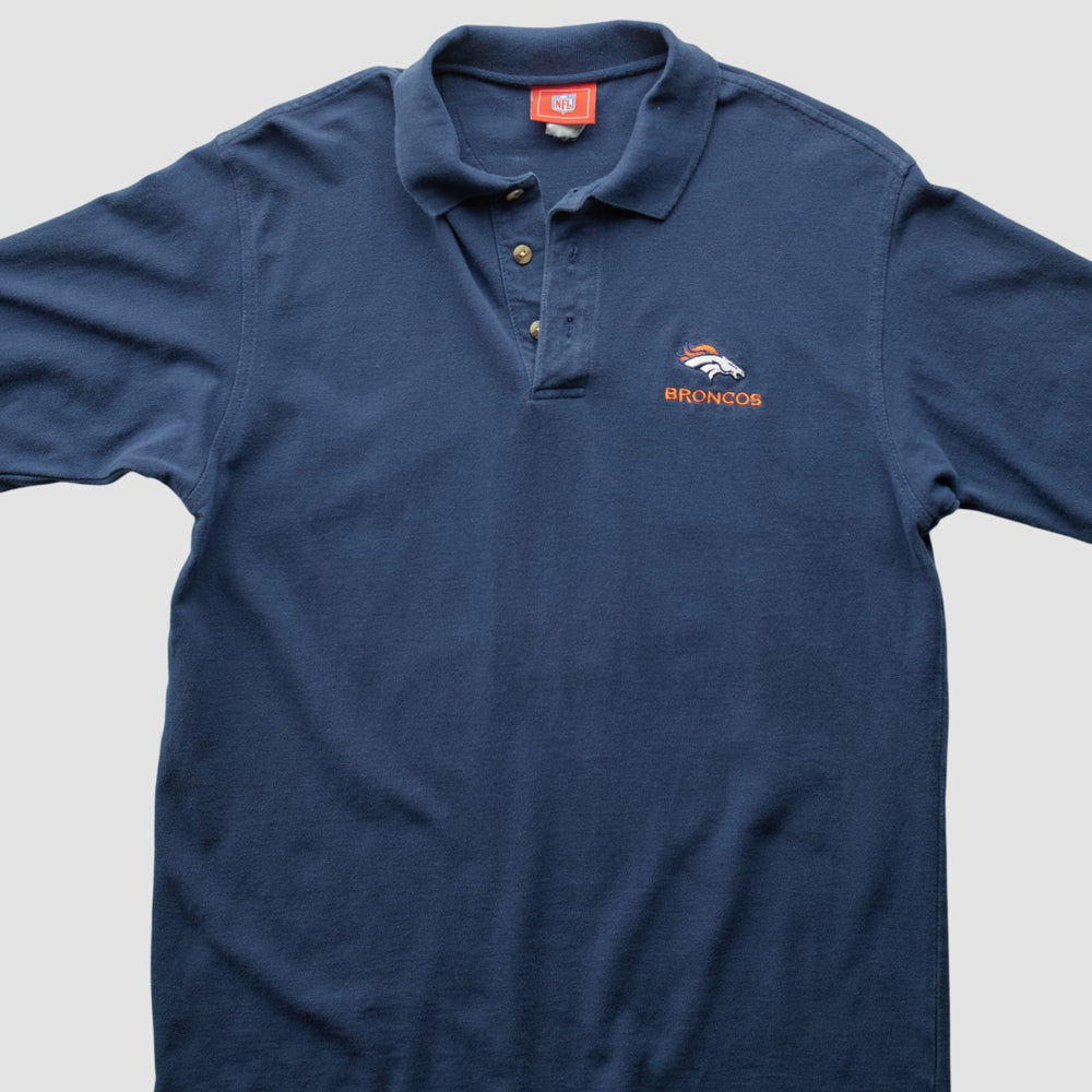 Fanatics Denver Broncos NFL 2000s Polo Navy Vintage