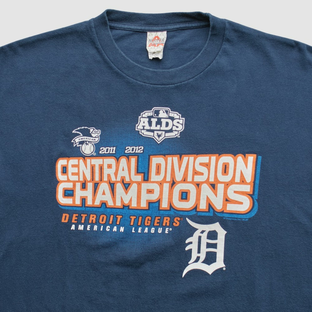 Detroit Tigers 2012 T-Shirt - Navy - Vintage - Fanatics on Sale