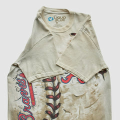 Atlanta Braves Liquid Blue 2014 T-Shirt - Beige - Vintage - Fanatics Online