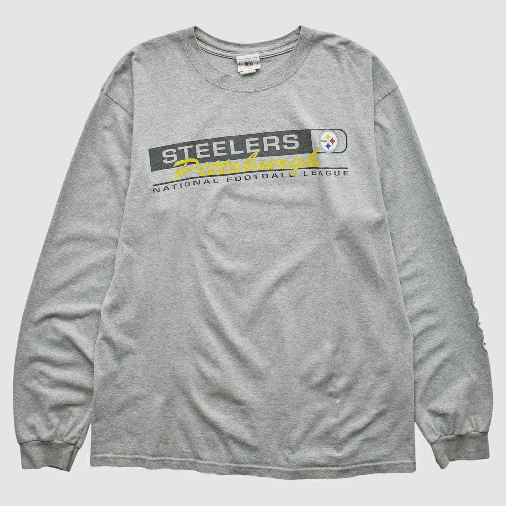 Fanatics Pittsburgh Steelers 2000s T-Shirt Gray Vintage