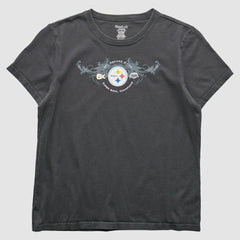 Fanatics Pittsburgh Steelers Reebok 2009 T-Shirt Gray Vintage