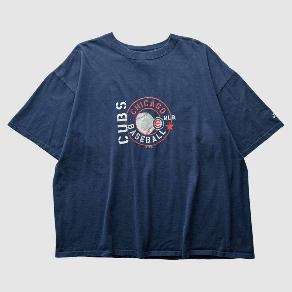 Chicago Cubs Majestic 2004 T-Shirt - Navy - 2XVintage - Fanatics Sale